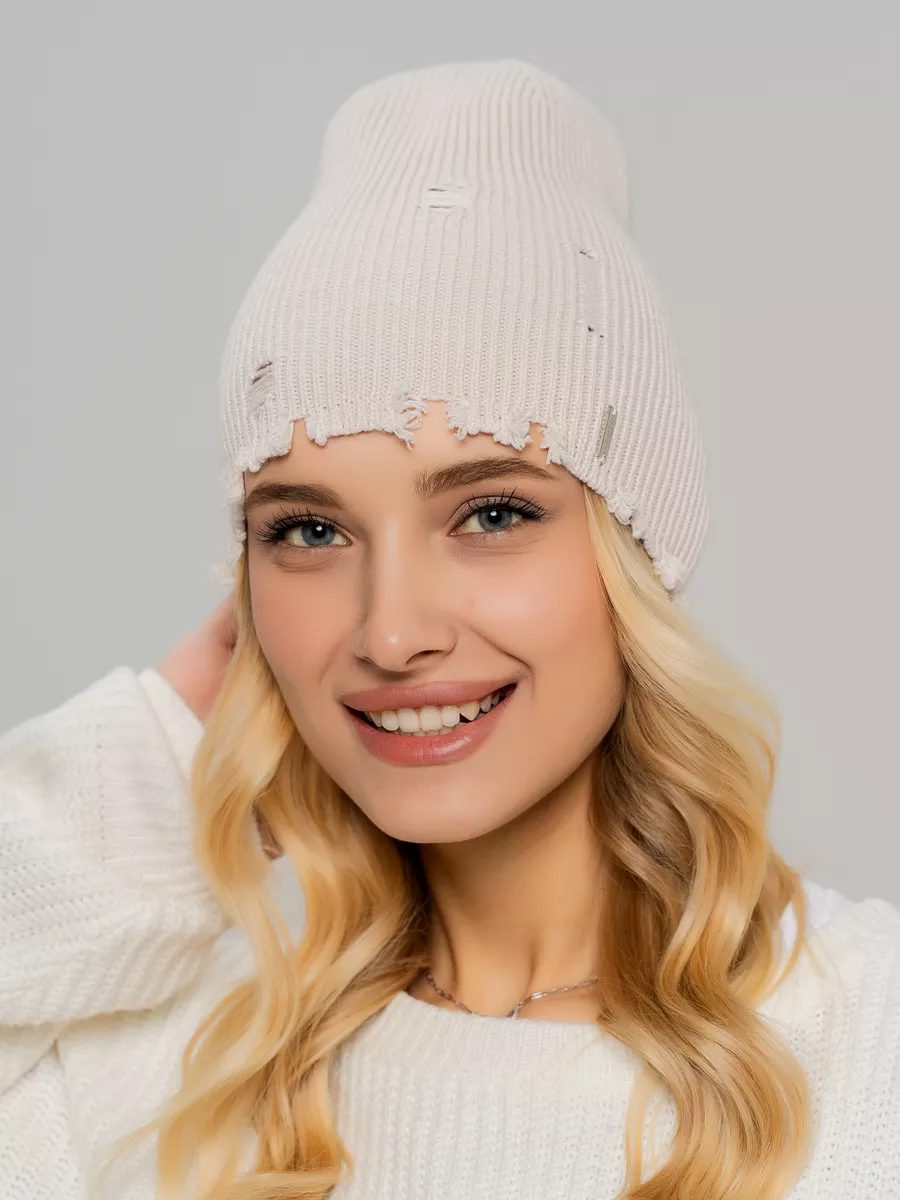 Шапка тыковка рваная