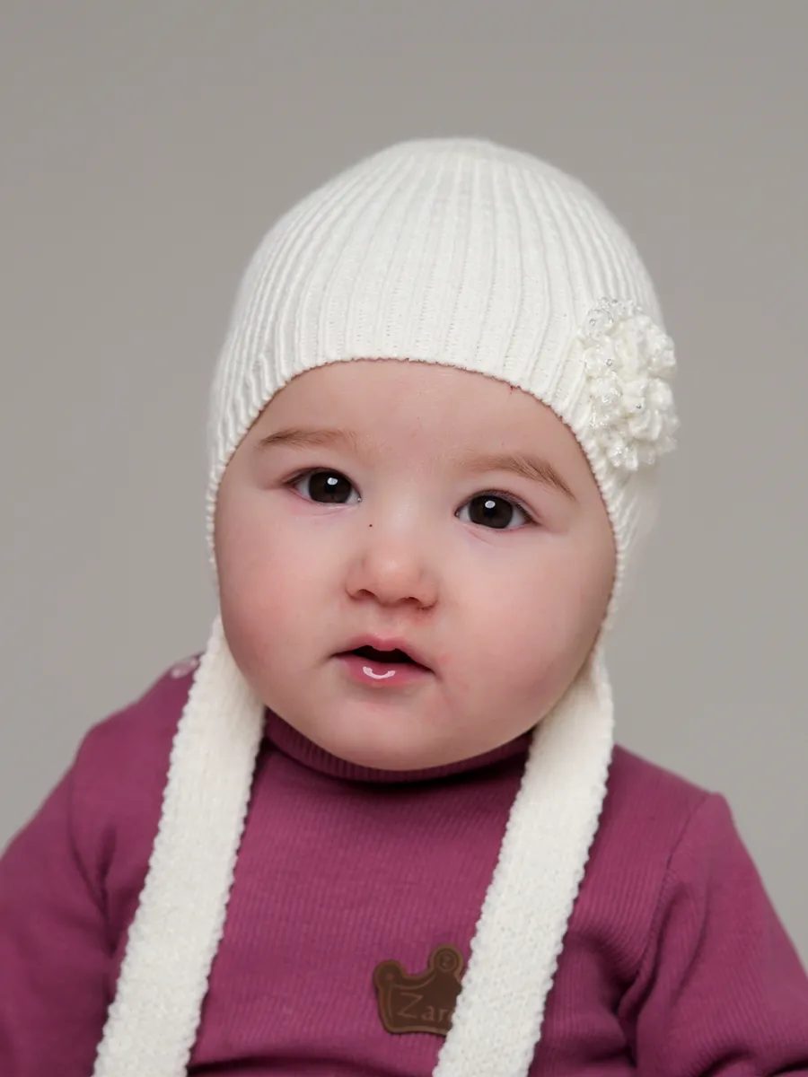 Шапка на завязках